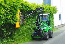 Machinaal snoeien van hagen en plantsoenen